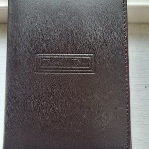 Pre-loved Vintage leather Christian Dior card holder